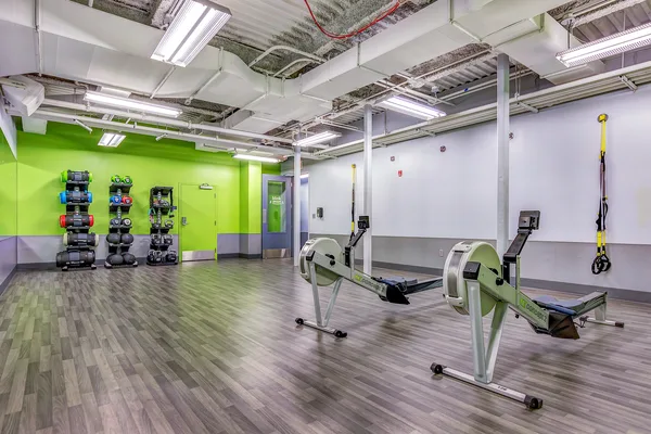 Club interior showing Blink's colorful, welcoming design language
