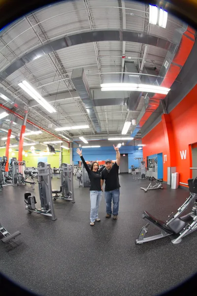 Framing a shot inside a commercial space