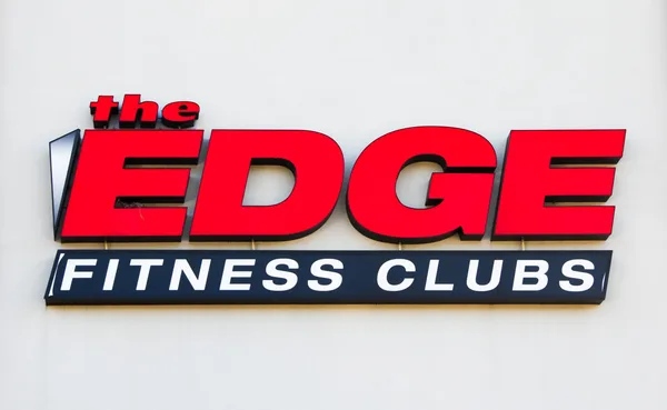 Gym storefront exterior with signage